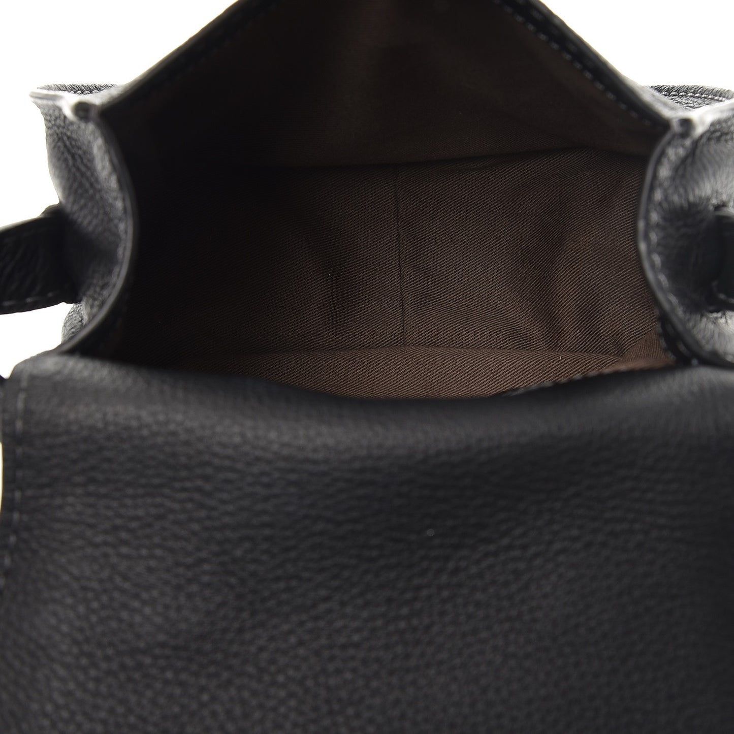 Calfskin Mini Marcie Round Crossbody Bag Black