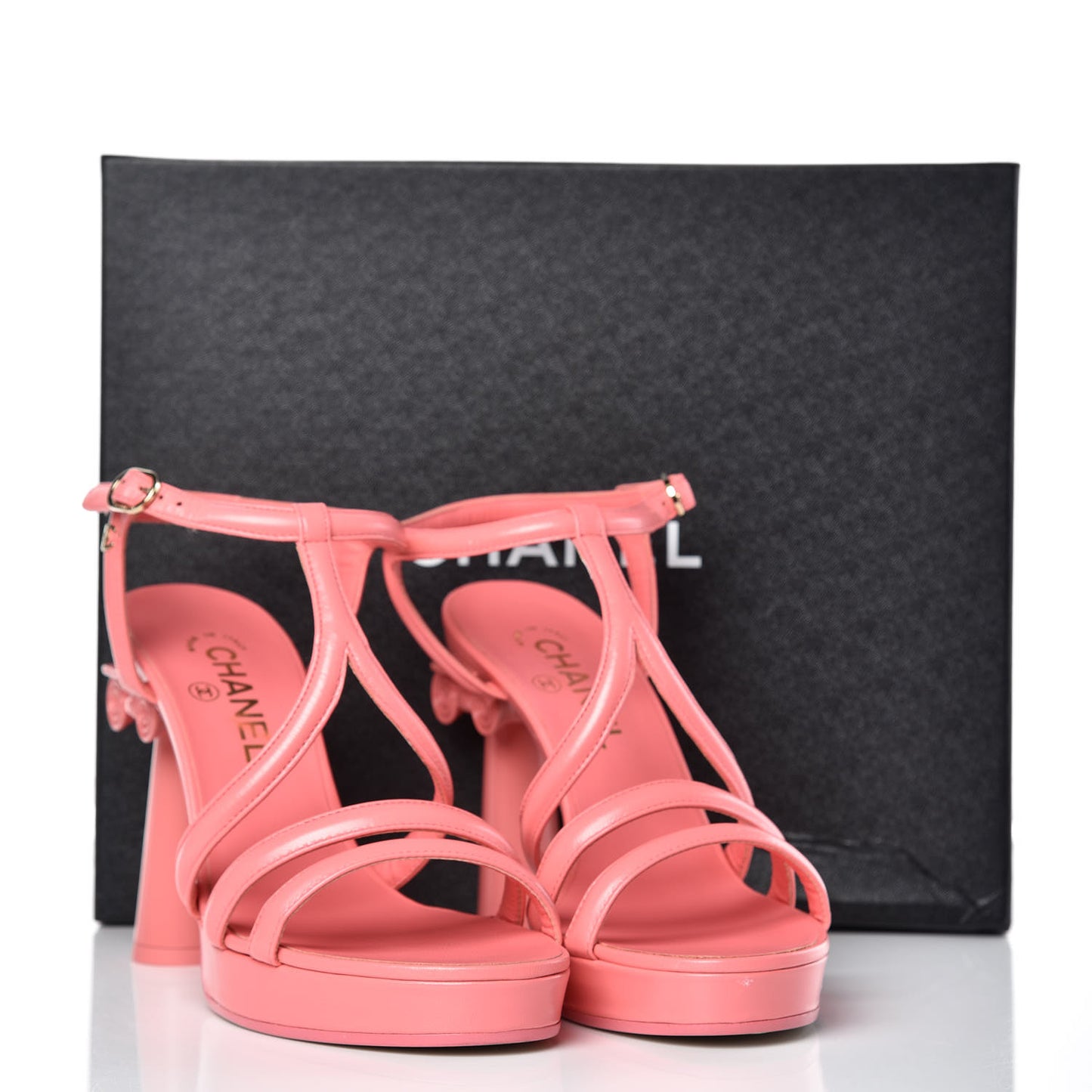 Goatskin Parthenon Platform Sandals 39 Pink