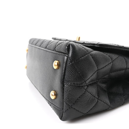 Chanel Caviar Quilted Mini Coco Chain Handle Flap Black 10 of 10