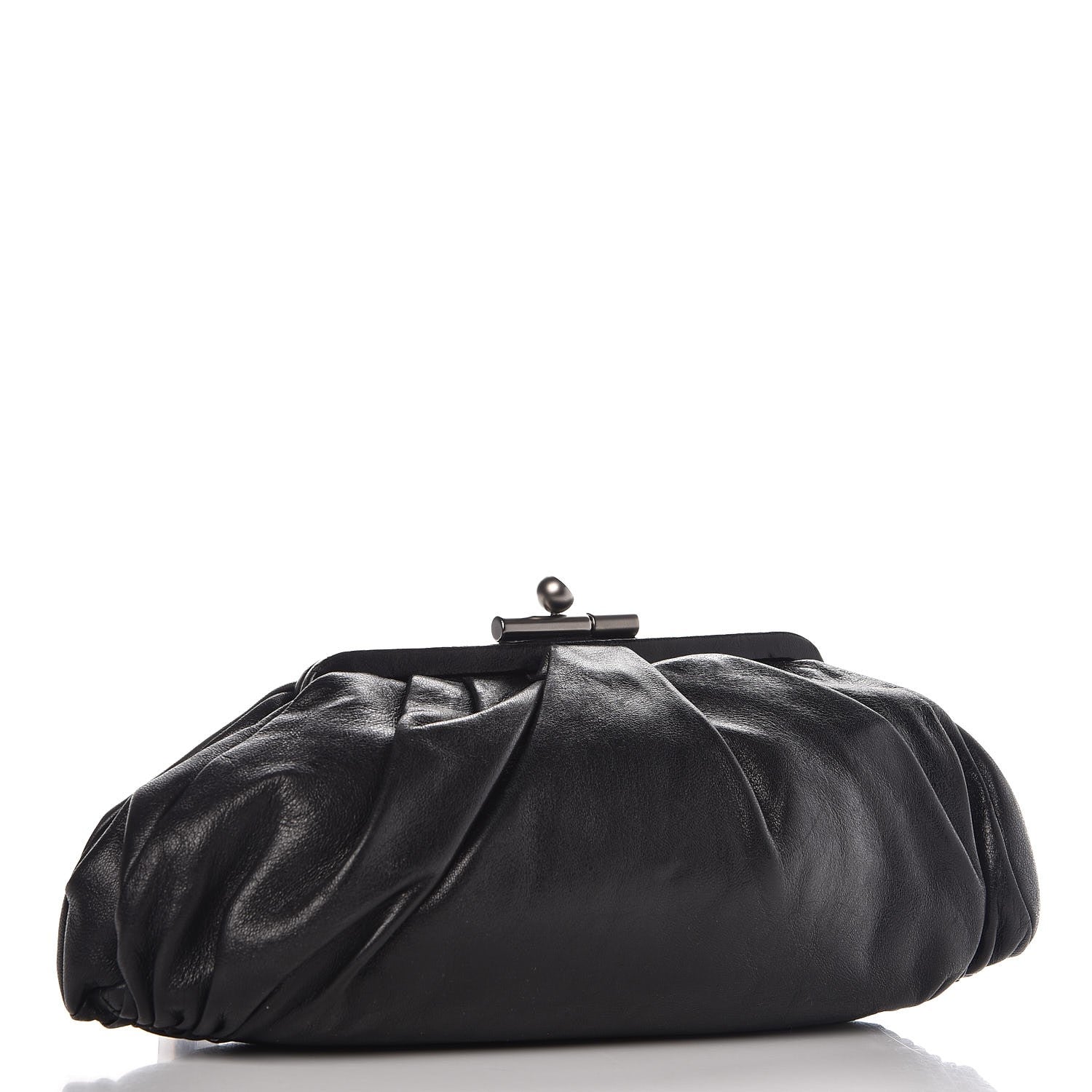 Chanel Lambskin Monte Carlo Clutch Black 3 of 8