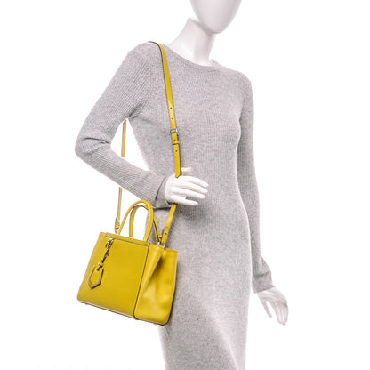 Fendi Vitello Elite Petite 2Jours Tote Cedro 2 of 6