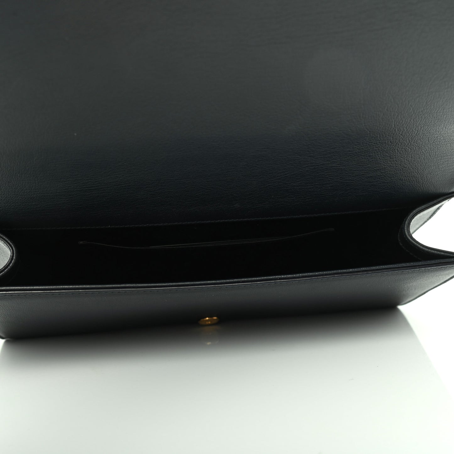 Calfskin Monogram Large Belle De Jour Clutch Navy
