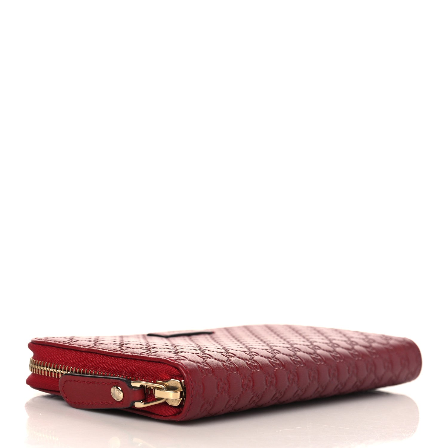 Gucci Microguccissima Zip Around Wallet Red 4 of 6