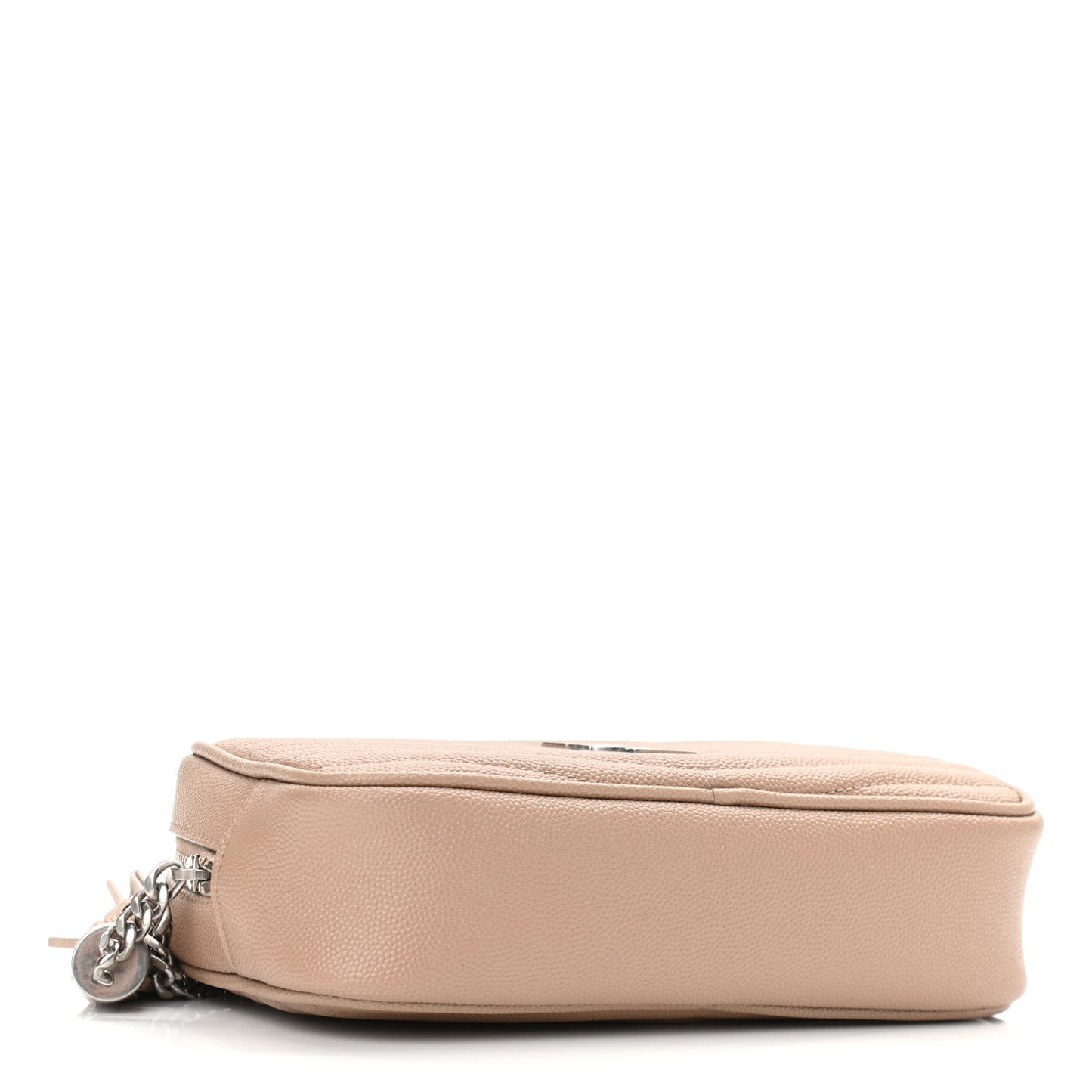 Grain De Poudre Matelasse Monogram Mini Lou Camera Bag Dark Latte