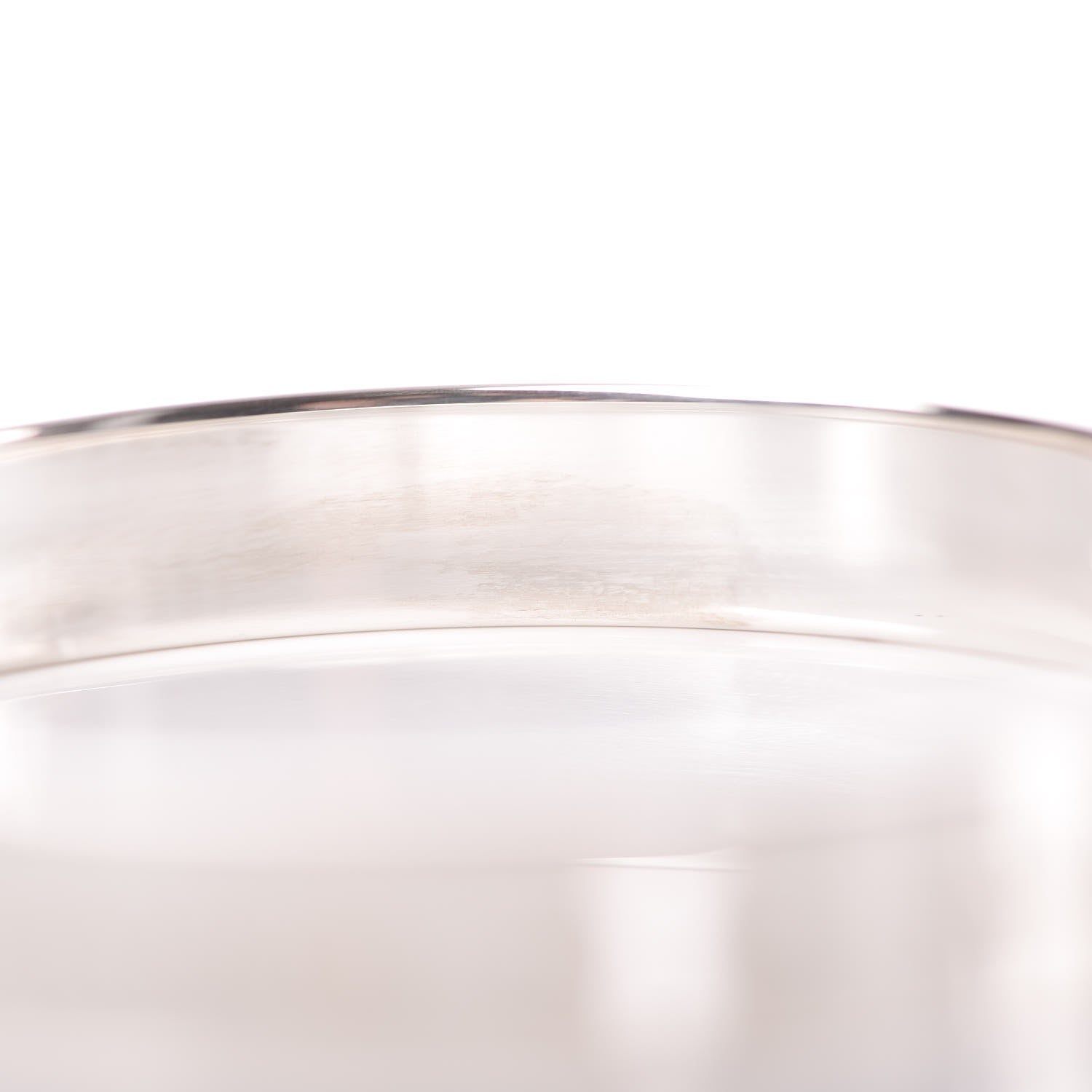 Tiffany Sterling Silver Diamond Narrow Locks Bangle Bracelet 4 of 7
