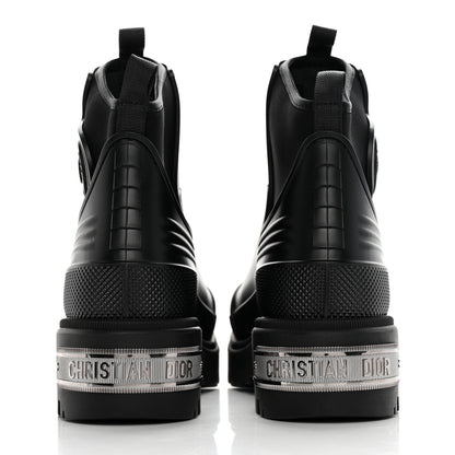 Christian Dior Neoprene Rubber Dior Genesis 30mm Ankle Boots 37 Black 4 of 11