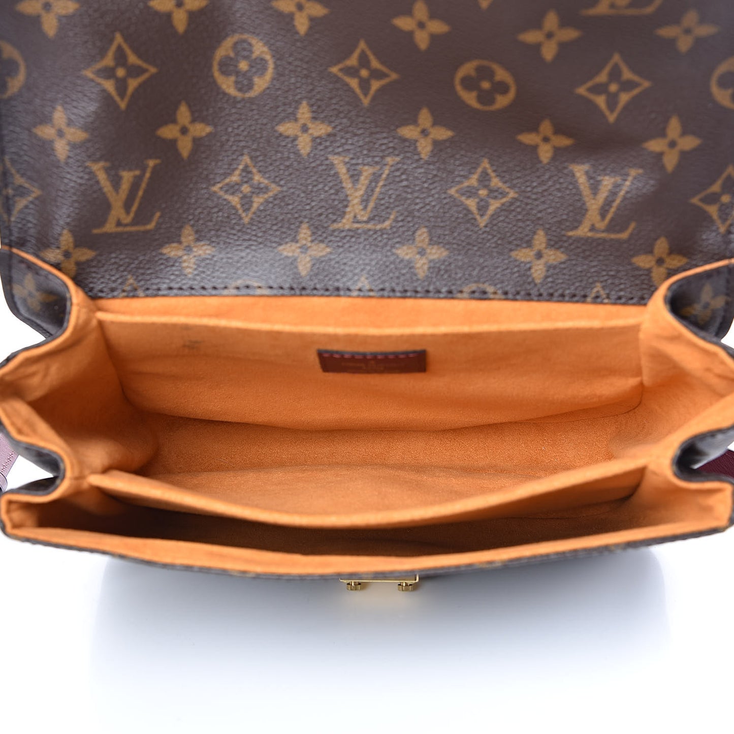 Monogram Braided Pochette Metis Safran
