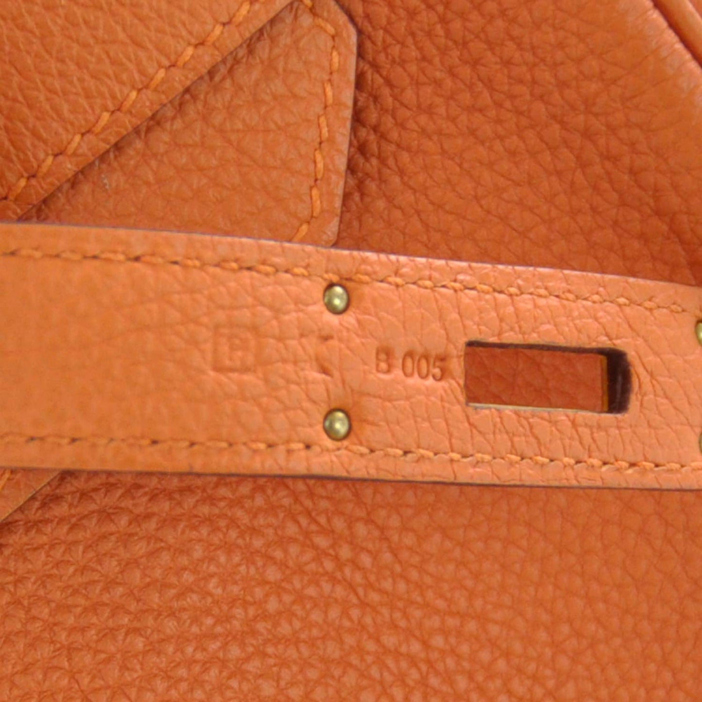 Togo Birkin 35 Orange