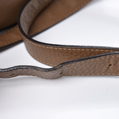 Chloe Calfskin Medium Marcie Round Zip Crossbody Bag Nut 18 of 18