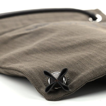 Hermes Herringbone Canvas Swift Maline Bag Kaki Ebene 7 of 8