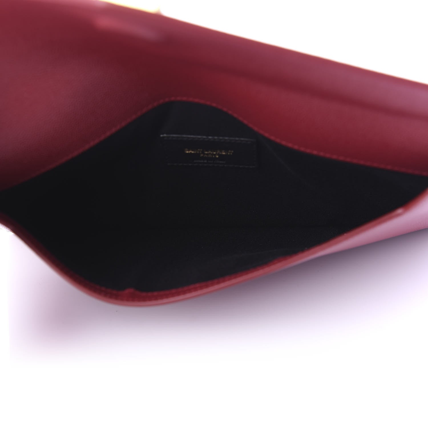 Saint Laurent Grain De Poudre Uptown Pouch Red 5 of 10
