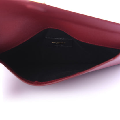 Saint Laurent Grain De Poudre Uptown Pouch Red 5 of 10