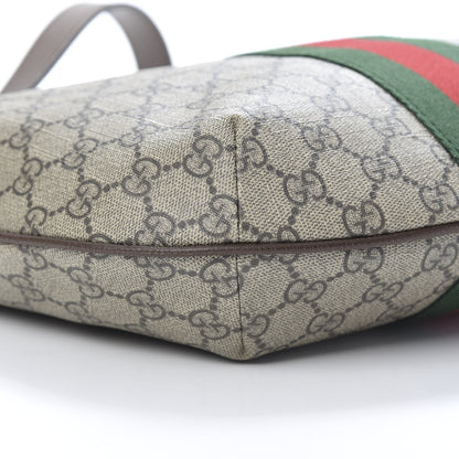 Gucci GG Supreme Monogram Web Small Ophidia Half Moon Hobo Brown 8 of 11