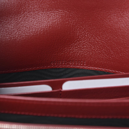 Gucci Tweed GG Monogram Mini Dionysus Chain Wallet Black White Romantic Cherry 7 of 10