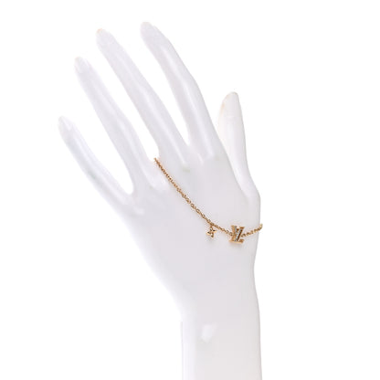 Louis Vuitton Metal Crystal LV Iconic Bracelet Gold 4 of 10
