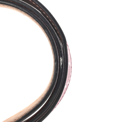Gucci Imprime Monogram Interlocking G Belt 85 34 Pink 10 of 10