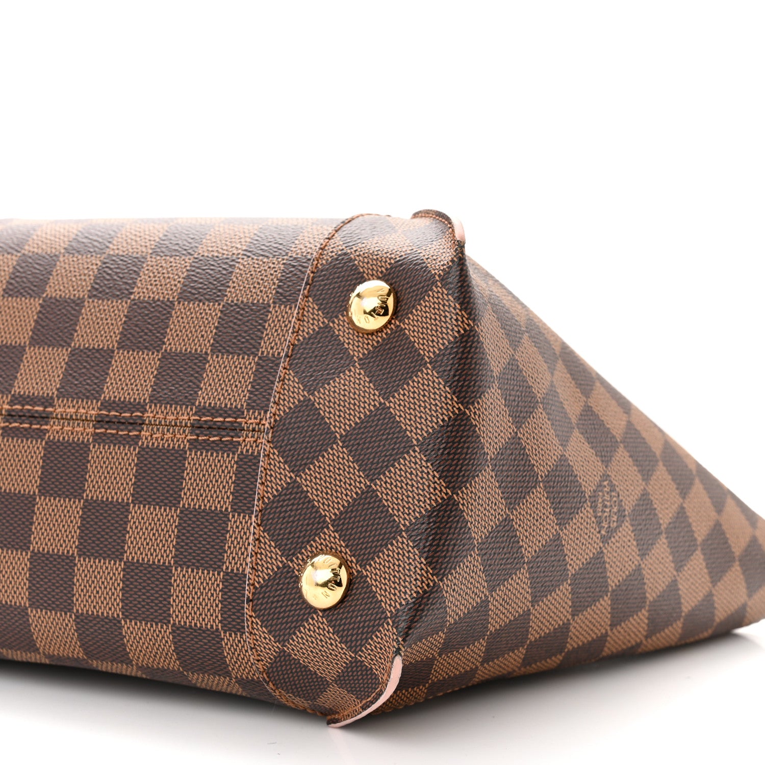 Louis Vuitton Damier Ebene Caissa Tote PM Rose Ballerine 10 of 10