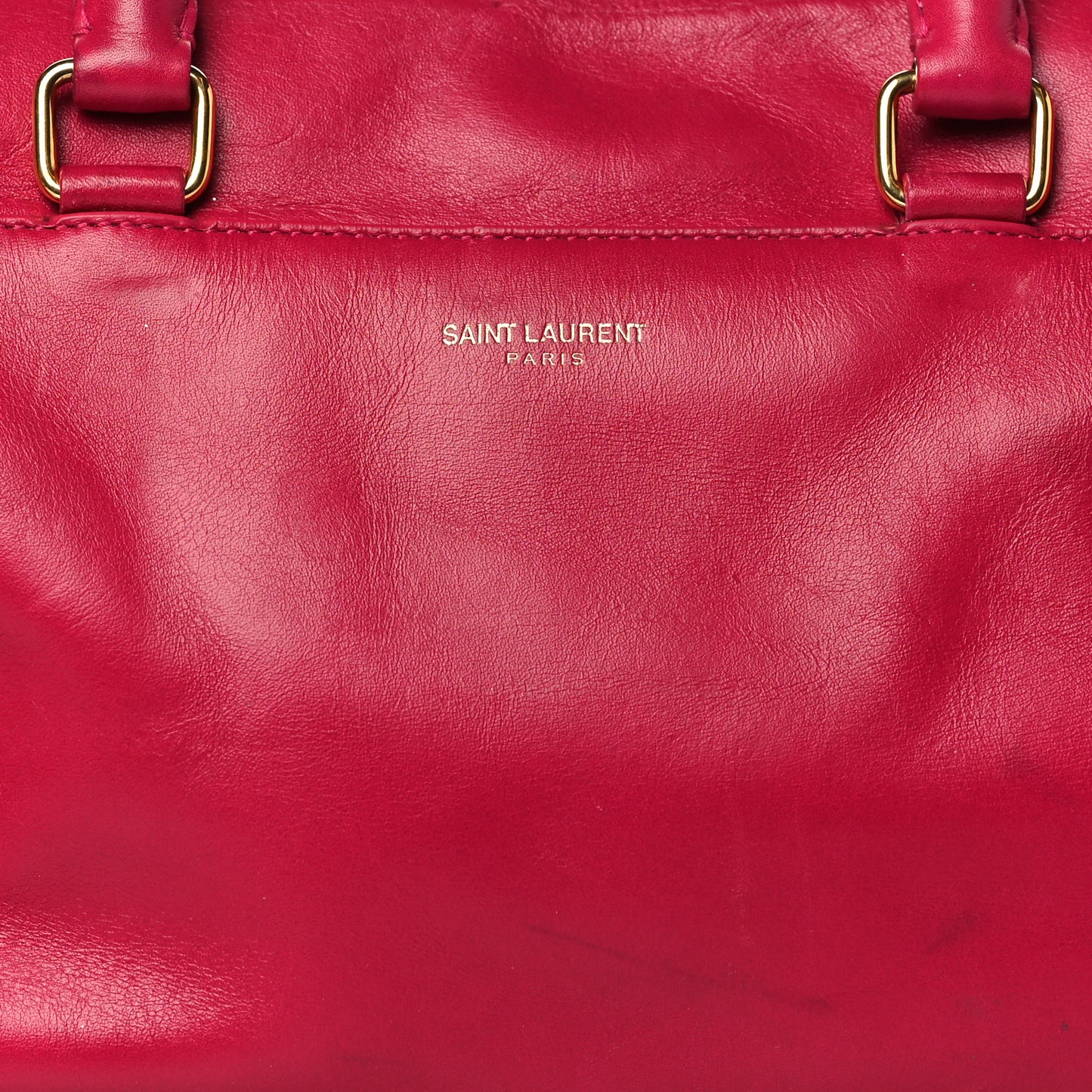 Calfskin Classic Duffle Fuchsia