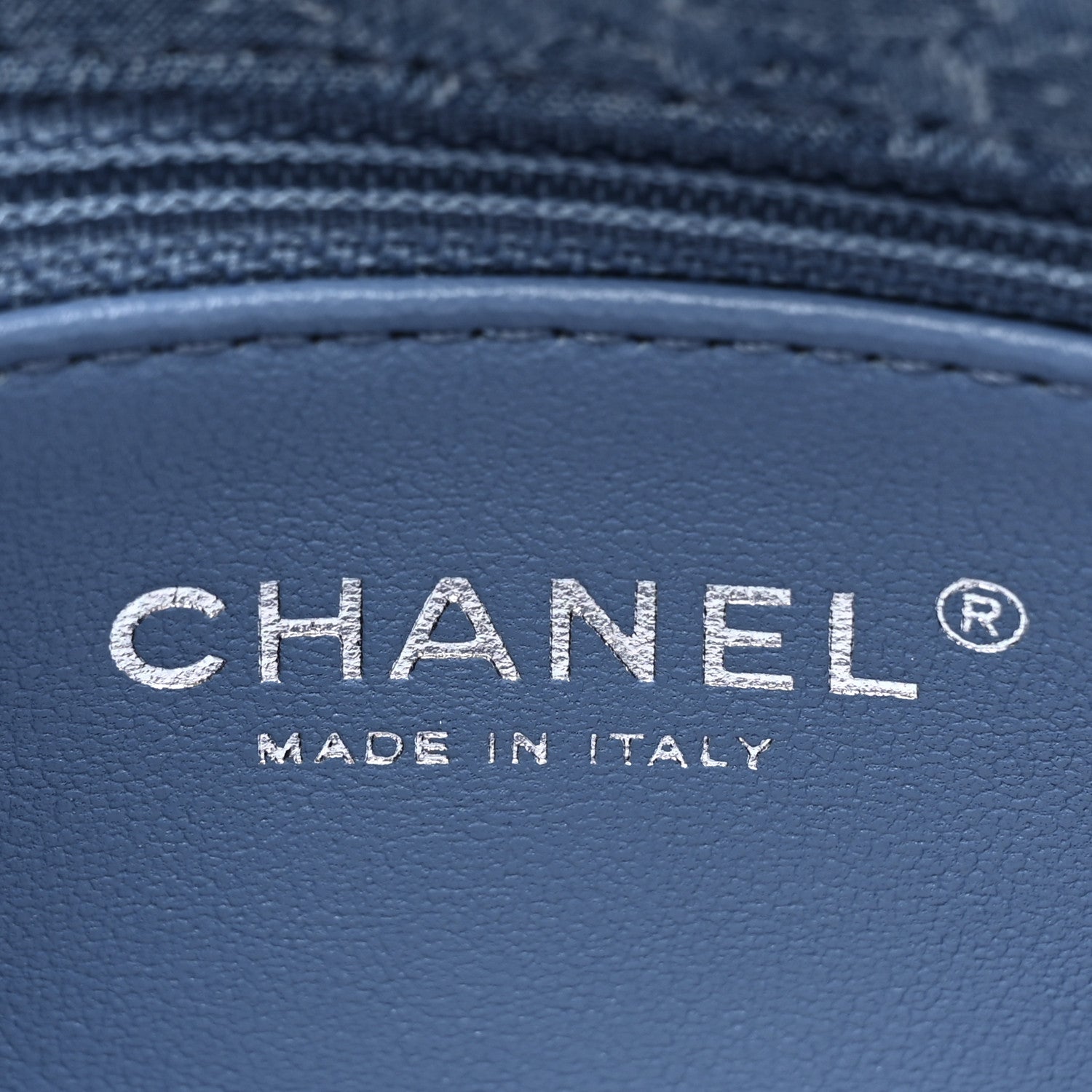 Chanel Denim Quilted Camellia Sweetheart Mini Flap Blue 6 of 9
