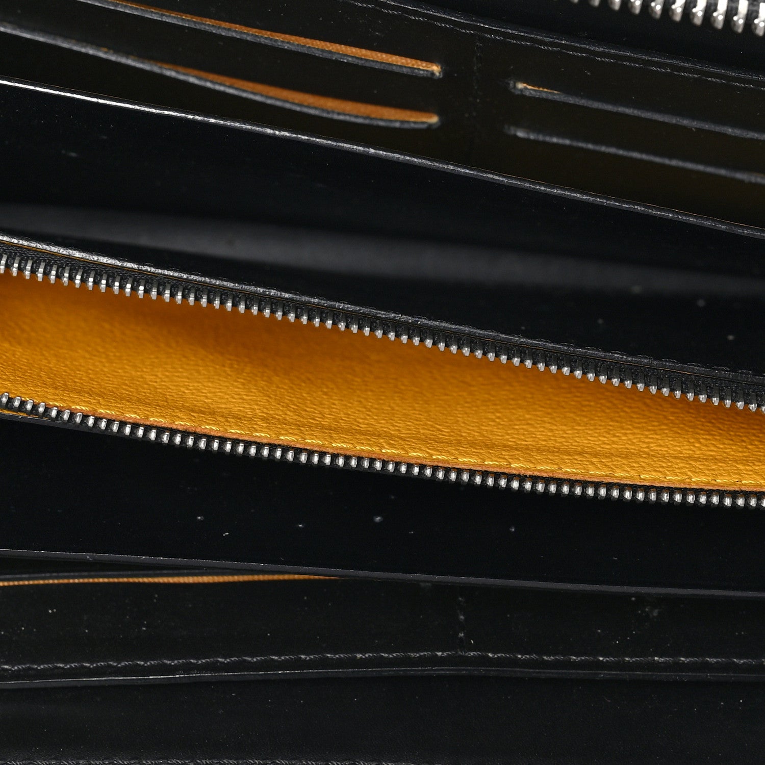 Goyard Goyardine Matignon Zip Around GM Wallet Black 5 of 6