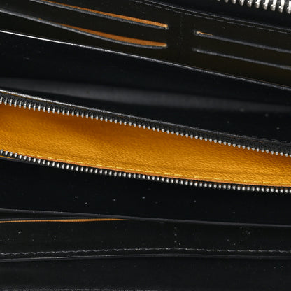 Goyard Goyardine Matignon Zip Around GM Wallet Black 5 of 6
