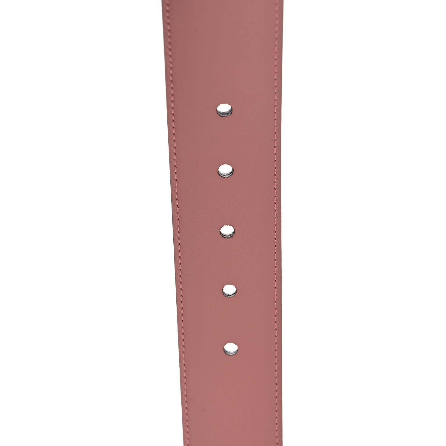 Gucci Soft Microguccissima Margaux Calfskin Belt 95 38 Soft Pink 4 of 4