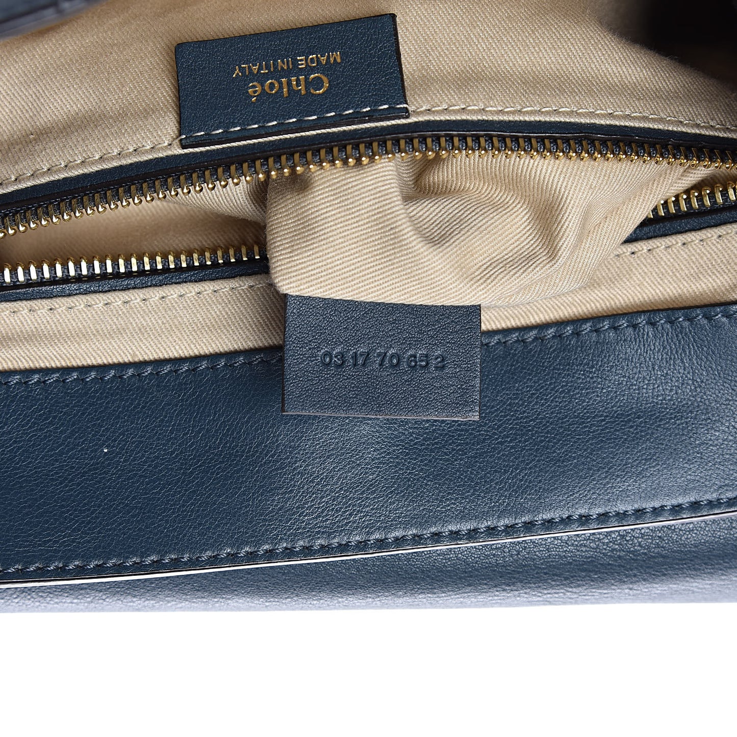 Suede Calfskin Medium Faye Backpack Silver Blue