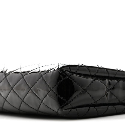 Saint Laurent Patent Quilted Gaby Zipped Pouch Black 10 of 14