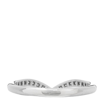 Tiffany Platinum Diamond Soleste V Band Ring 57 8 3 of 4
