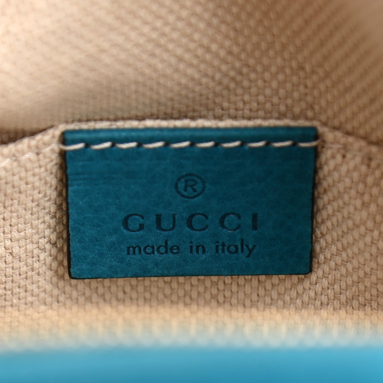 Gucci Vitello Range Mini Soho Chain Bag Deep Cobalt 14 of 31