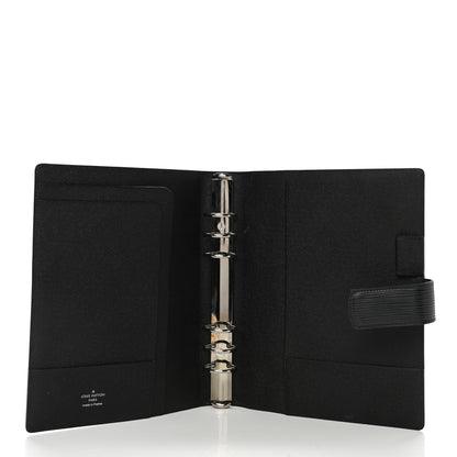 Louis Vuitton Epi Large Ring Agenda Black 5 of 8