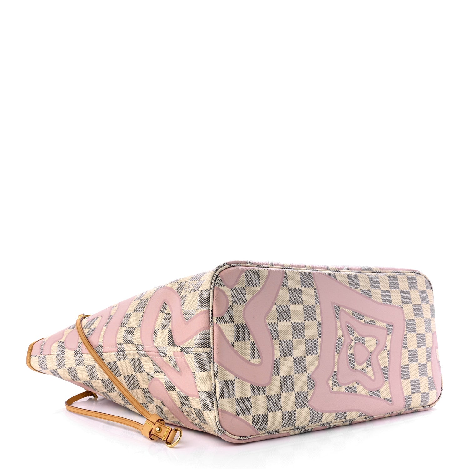 Louis Vuitton Damier Azur Tahitienne Neverfull MM 4 of 14