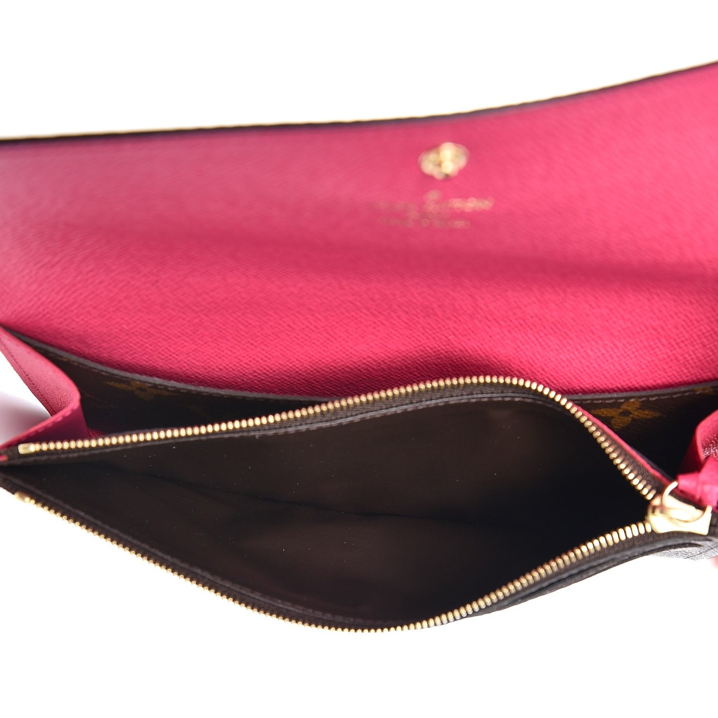 Monogram Emilie Wallet Hot Pink