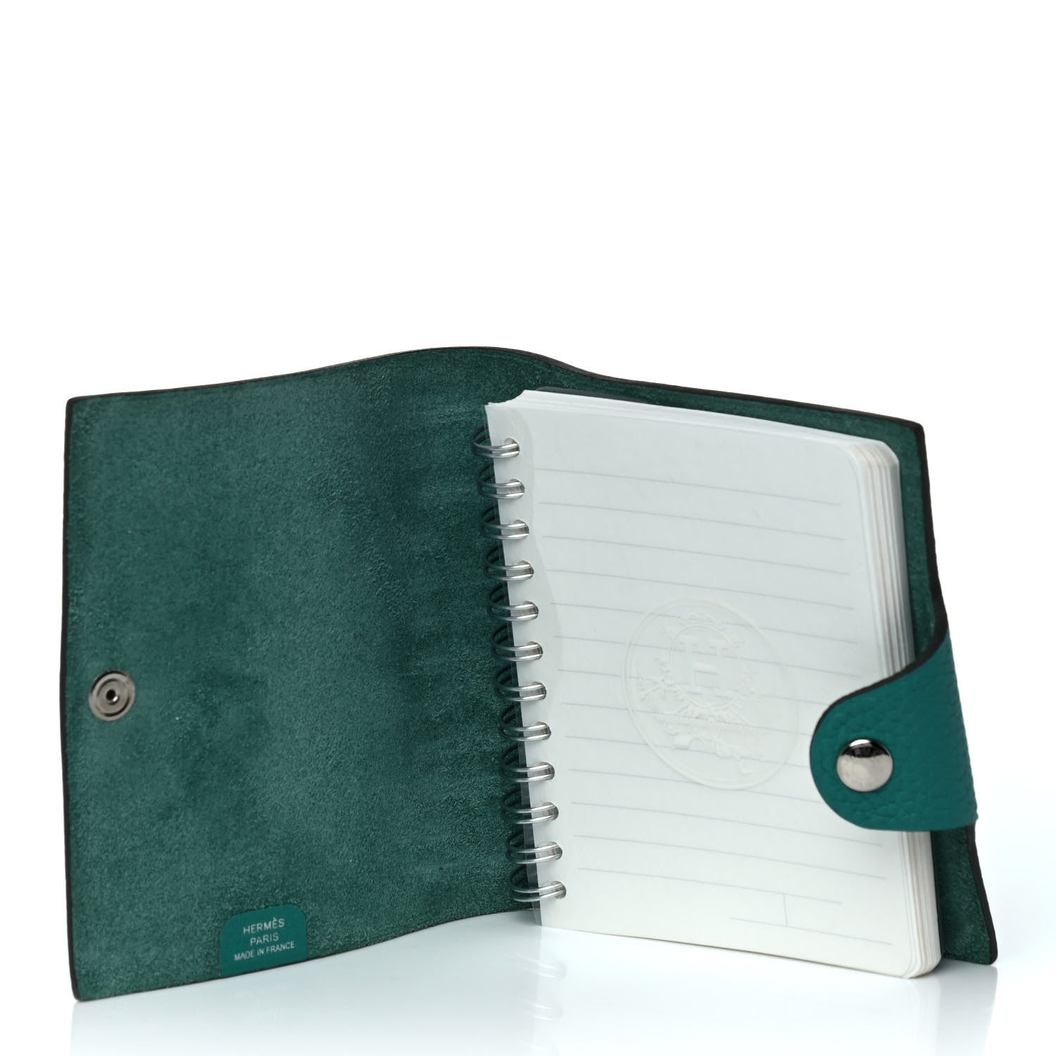 Hermes Togo Ulysse Mini Notebook Cover Vert Verone 5 of 9