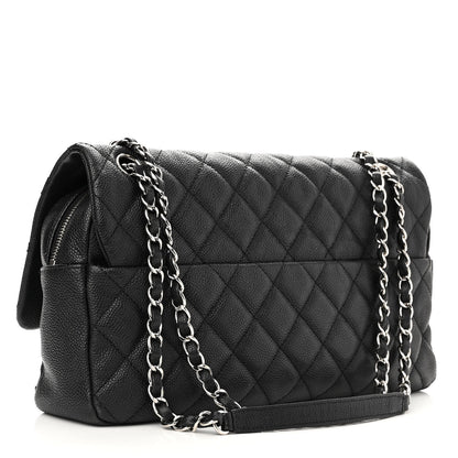 Chanel Caviar Quilted Jumbo Easy Flap Black 3 of 12