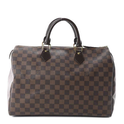 Louis Vuitton Damier Ebene Speedy 35 1 of 18