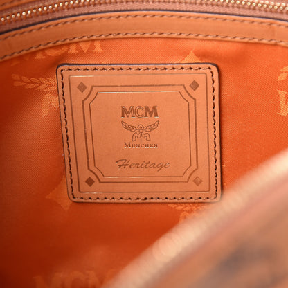 MCM Visetos Medium Heritage Line Camera Crossbody Bag Cognac 6 of 10