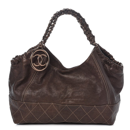 Chanel Metallic Calfskin Baby Coco Cabas Bronze 1 of 8