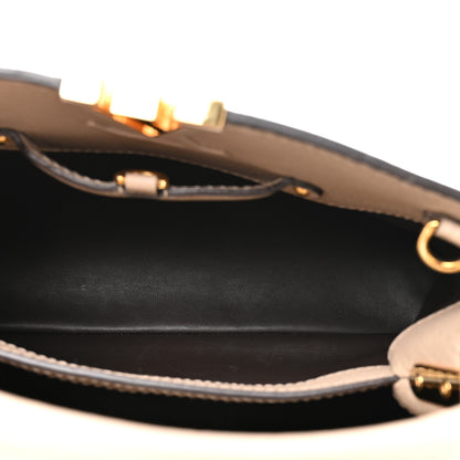 Louis Vuitton Taurillon Capucines BB Galet 5 of 16