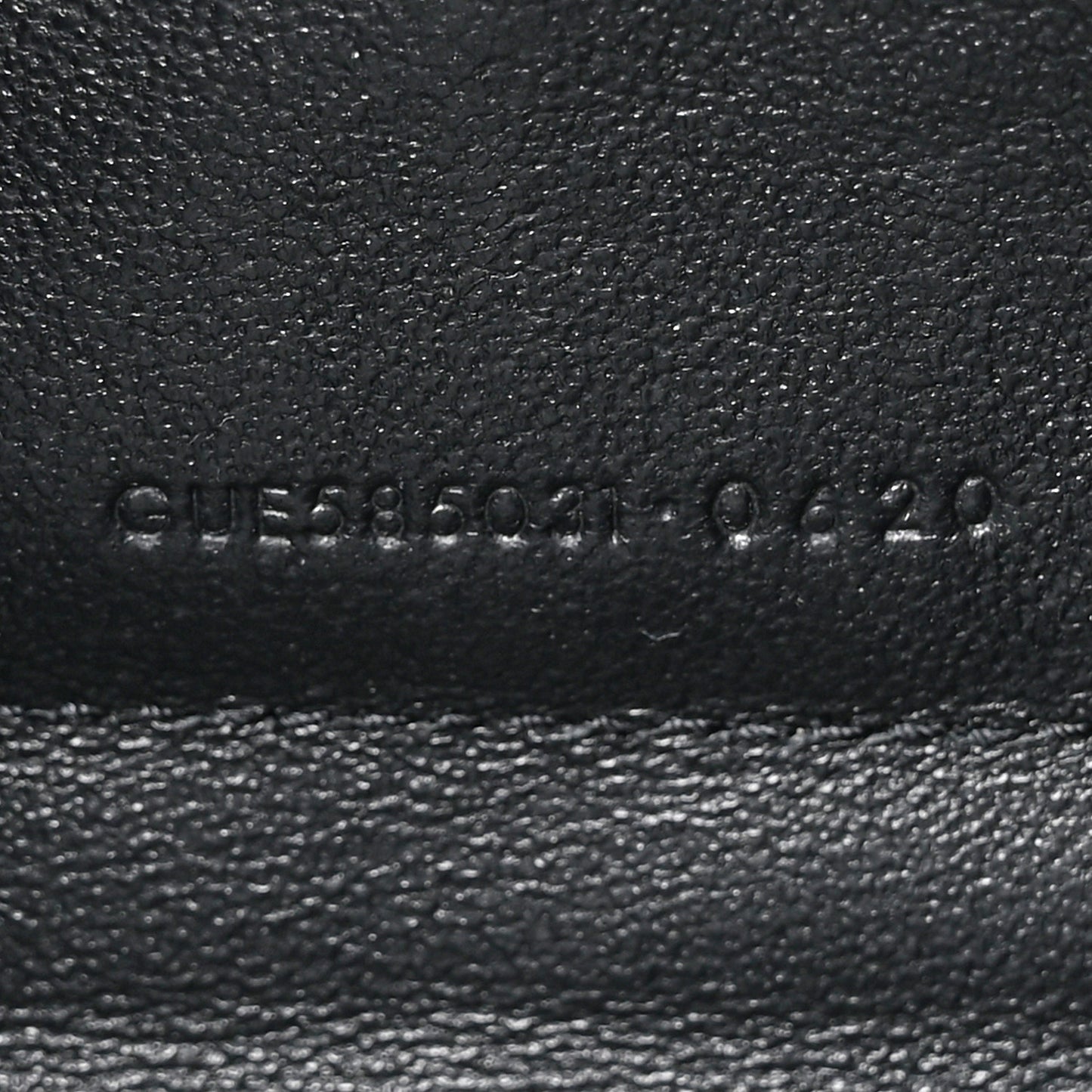 Lambskin Diamond Quilted Becky Chain Wallet Black