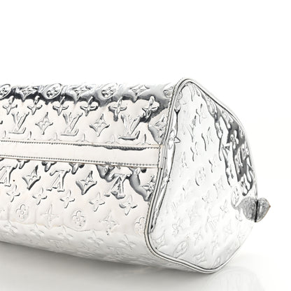 Louis Vuitton Monogram Miroir Speedy 30 Silver 10 of 14