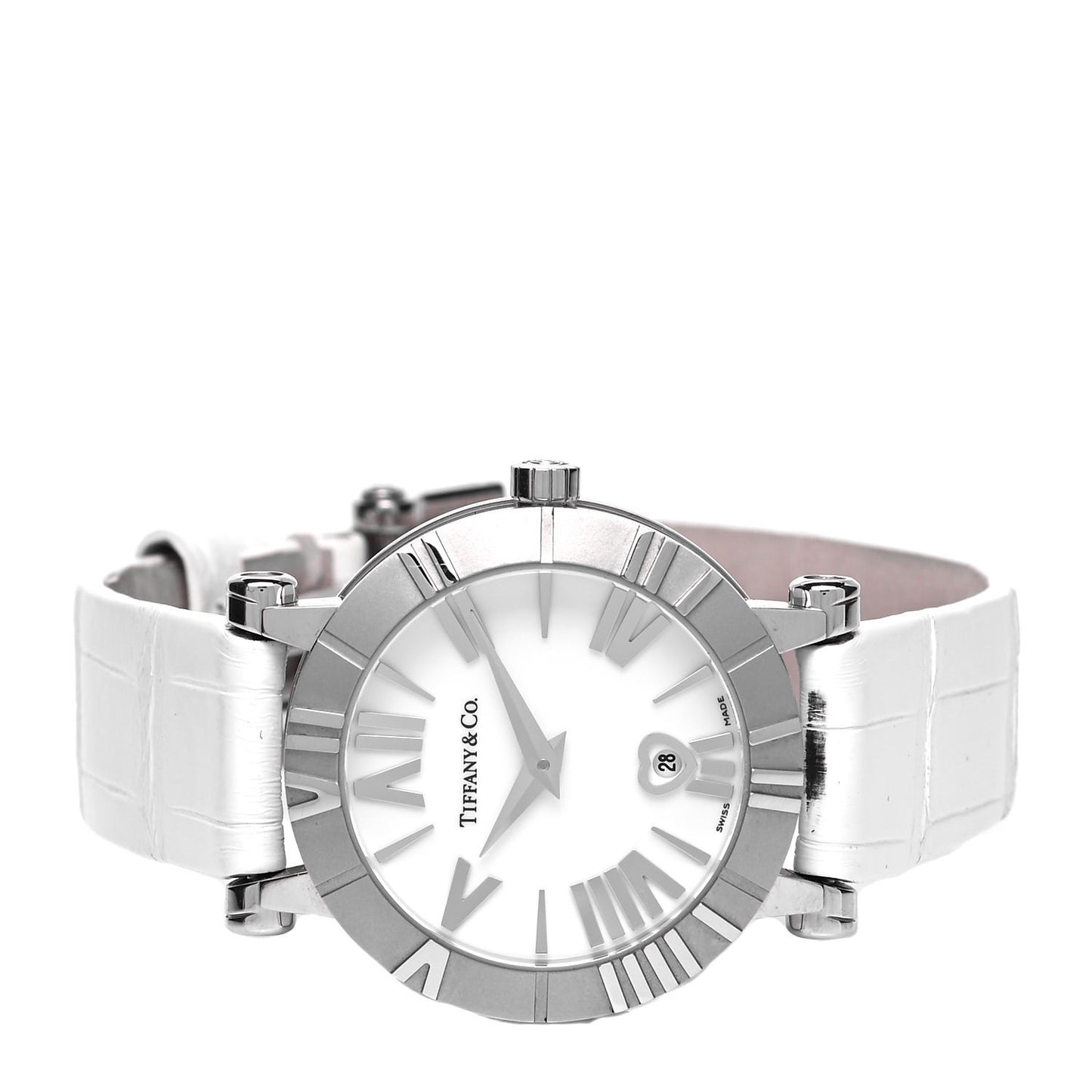 Stainless Steel Alligator 30mm Atlas Quartz Watch