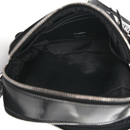 Burberry Coated Canvas Horseferry Print Micro Camera Bag Black 6 of 10