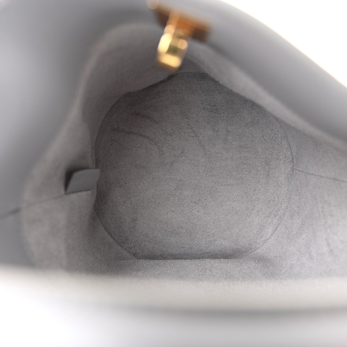 Smooth Calfskin Teen Bucket 16 Light Grey