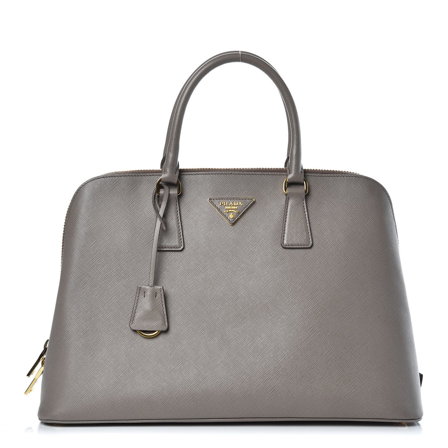 Saffiano Lux Large Promenade Tote Argilla
