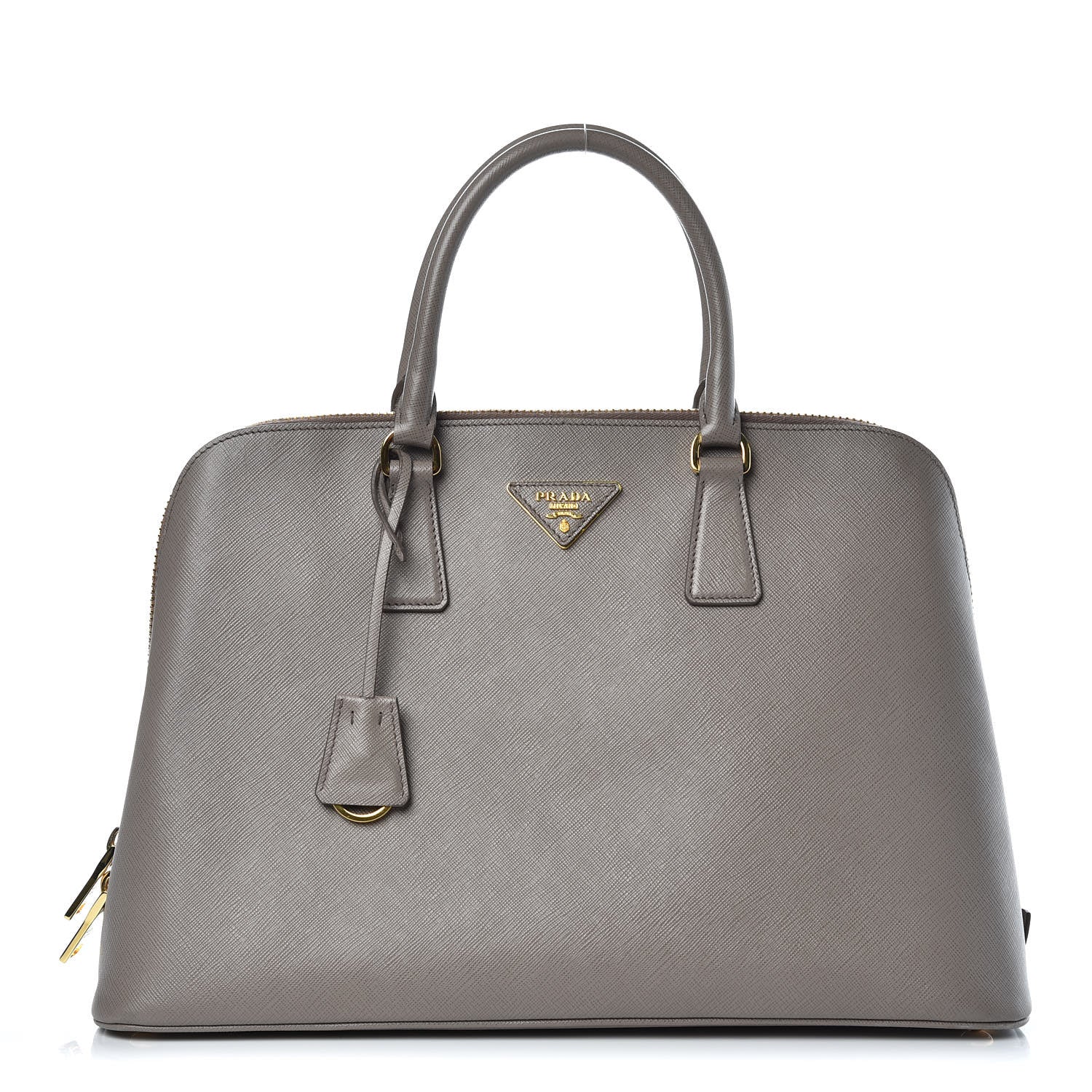 Prada Saffiano Lux Large Promenade Tote Argilla 1 of 10
