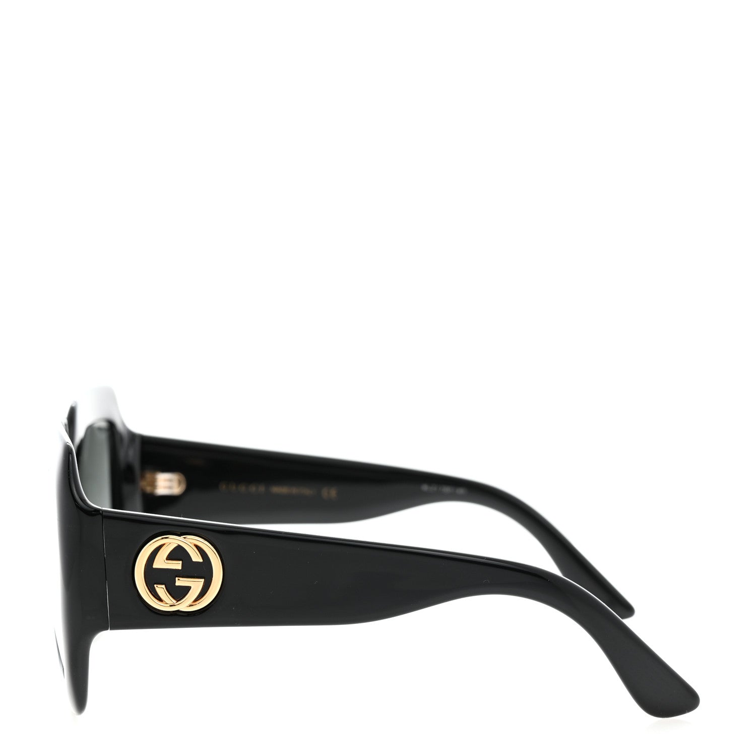 Gucci Acetate Square Frame Sunglasses GG0053S Black 3 of 8