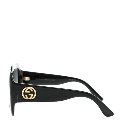 Gucci Acetate Square Frame Sunglasses GG0053S Black 3 of 8
