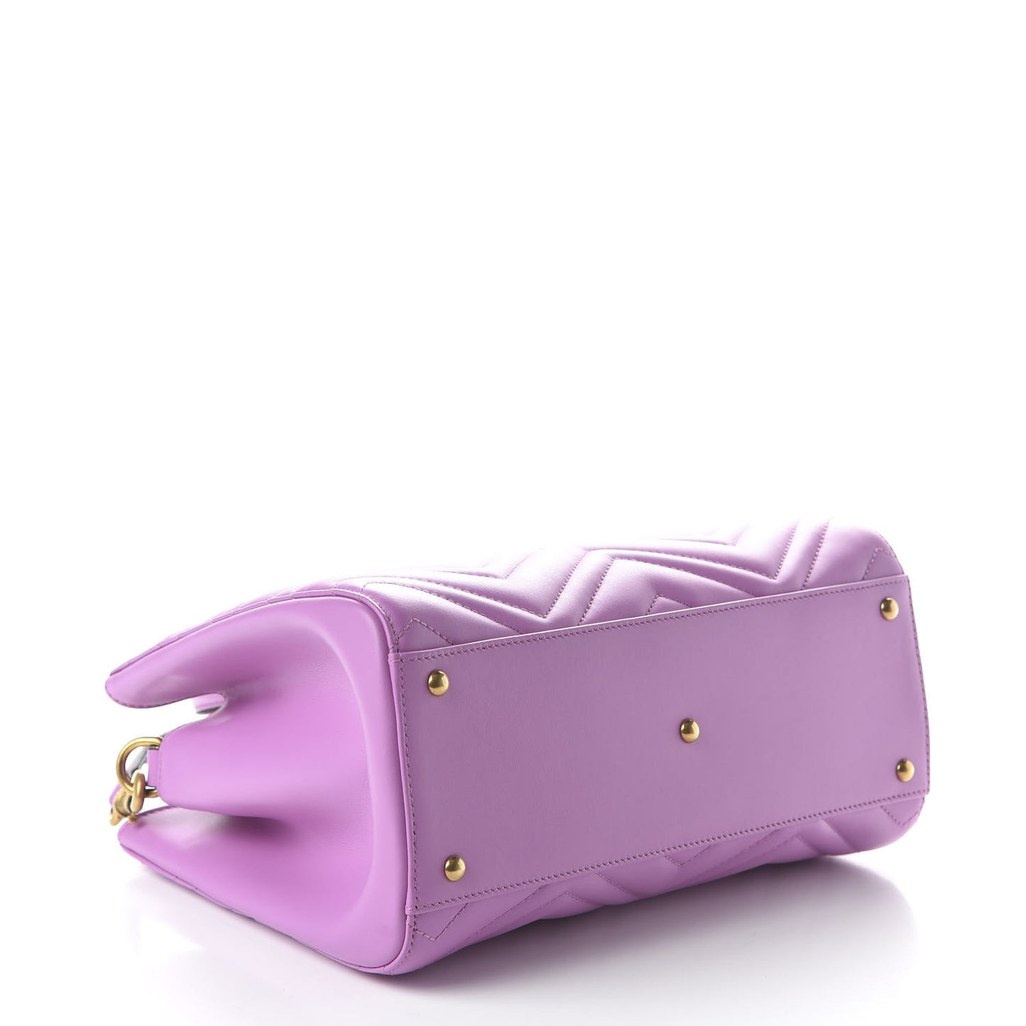 Calfskin Matelasse Small GG Marmont Tote Candy Mousse