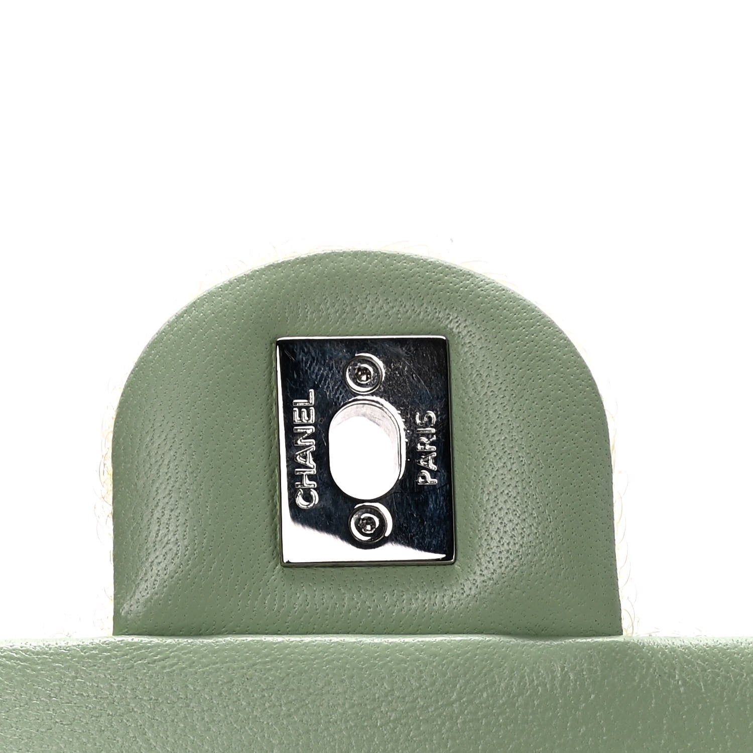 Chanel Sequin Mini Waterfall Flap Green Light Green Yellow 10 of 18